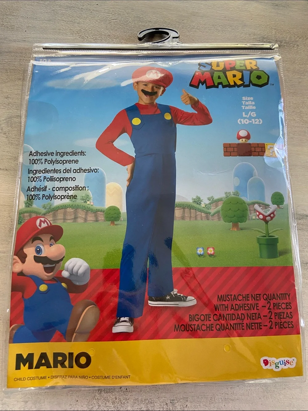 Disguise Mario Costume - Red & Blue